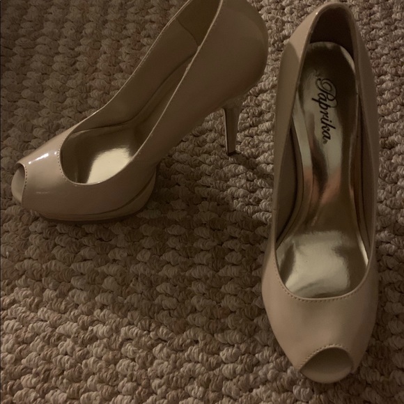 Paprika Nude Color Pumps. Like New!!! - Picture 3 of 6